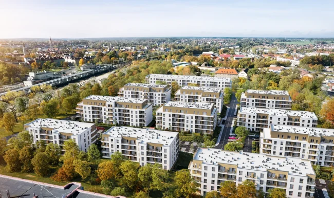 Osiedle 12 budynków wielorodzinnych w Bolesławcu