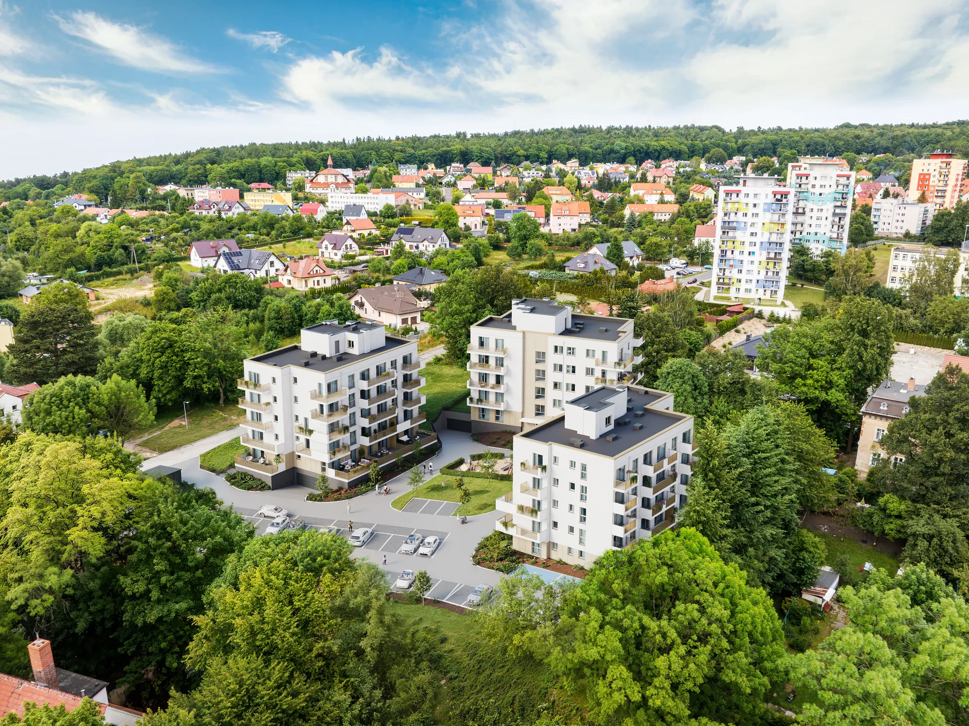 Zabudowa wielorodzinna w Wałbrzychu – wizualizacja 6